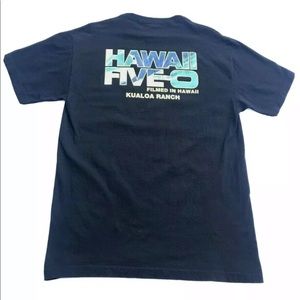 Hawaii Five-O 5-0 Black T-Shirt Size LG G
